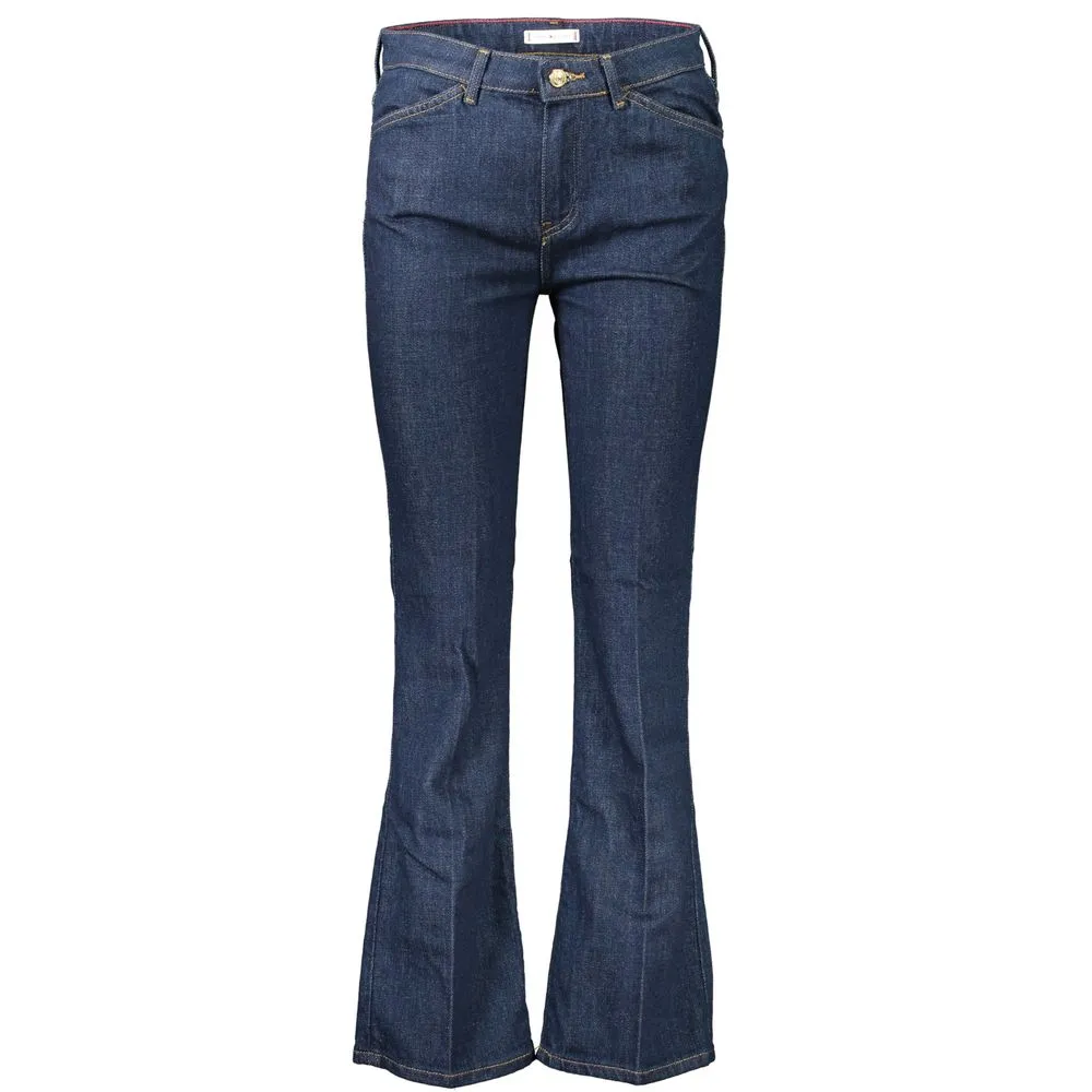 Tommy Hilfiger Women's Blue Cotton Jeans & Pant