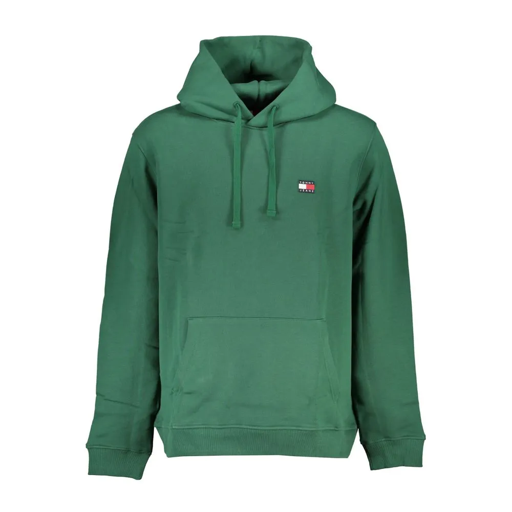 Tommy Hilfiger Men's Green Cotton Sweater