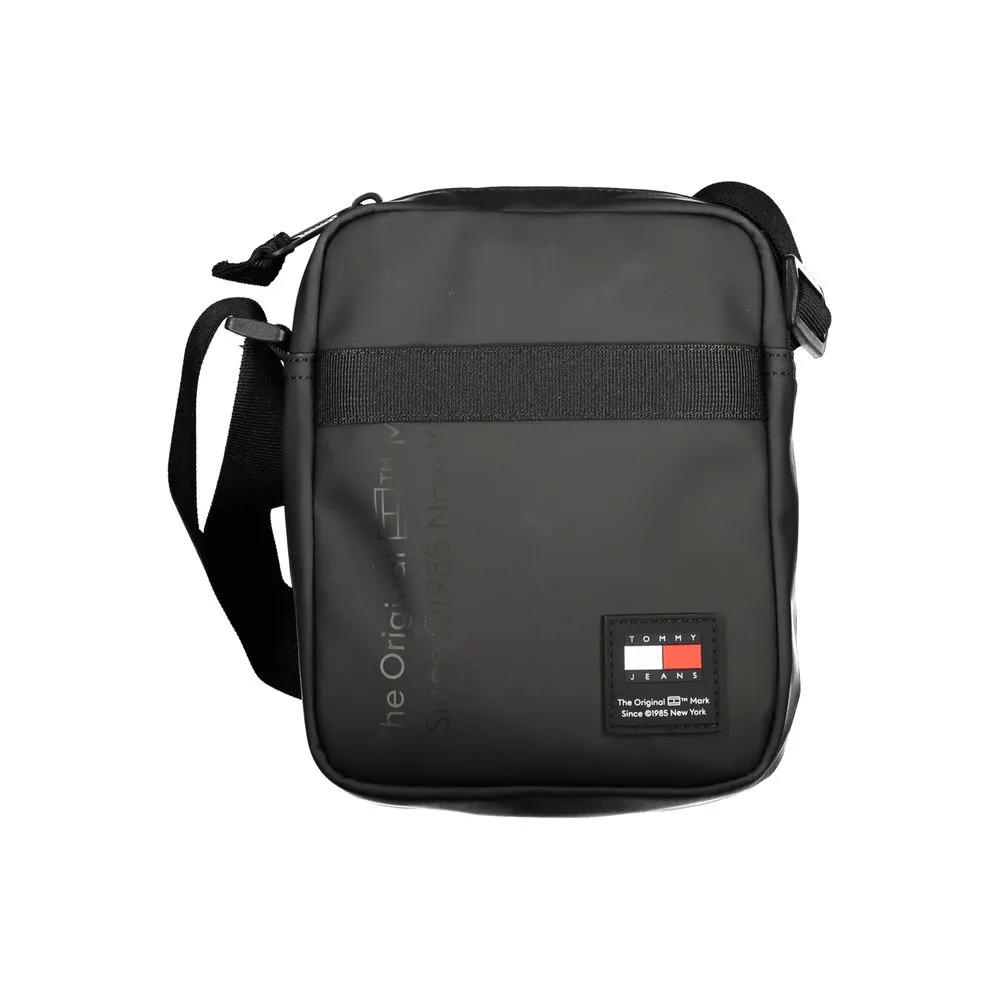 Tommy Hilfiger Men's Black Polyethylene Shoulder Bag