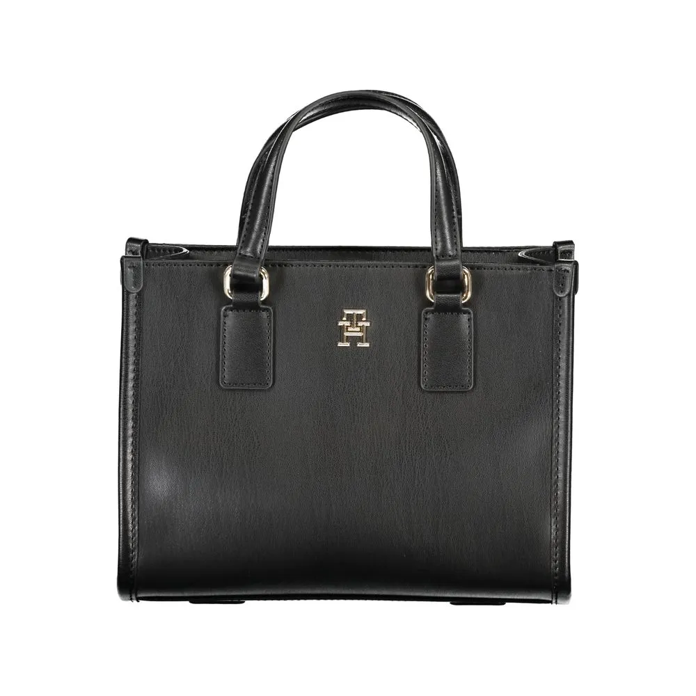 Tommy Hilfiger Women's Black Polyethylene Handbag