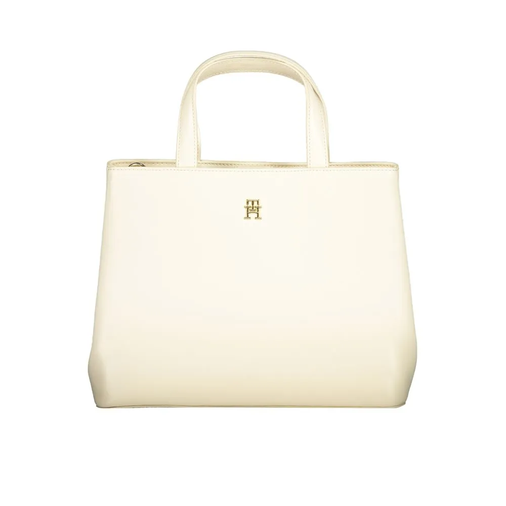 Tommy Hilfiger Women's Beige Polyethylene Handbag