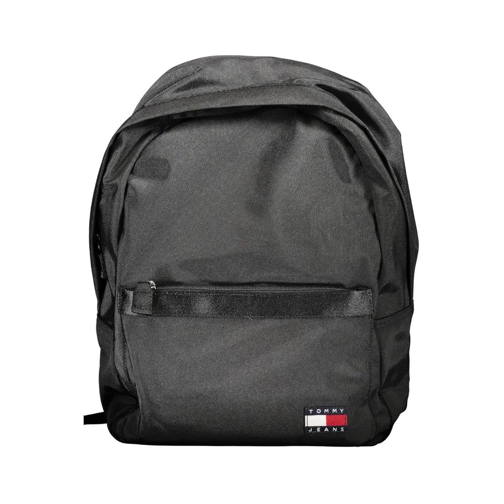 Tommy Hilfiger Men's Black Polyester Backpack