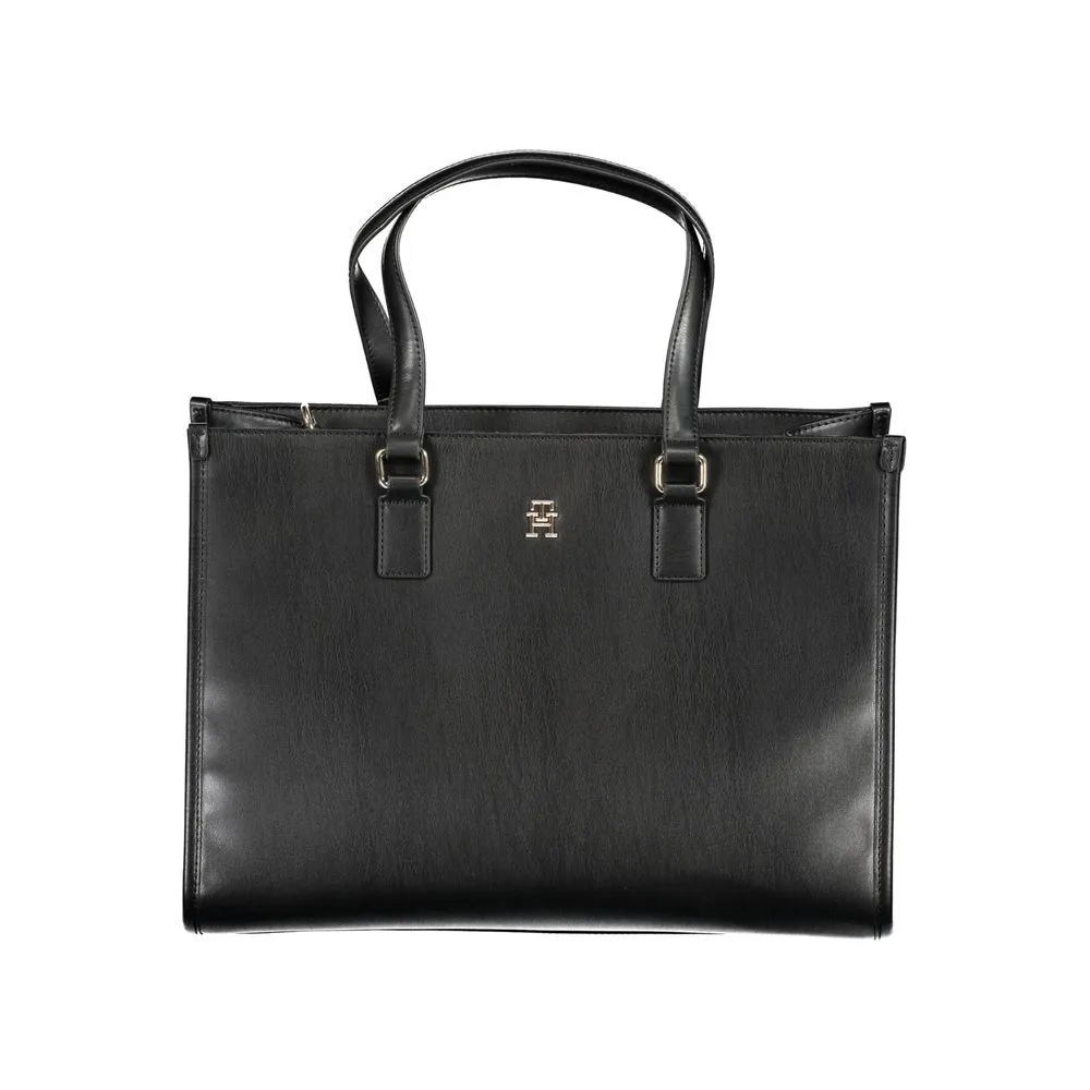 Tommy Hilfiger Women's Black Polyethylene Handbag