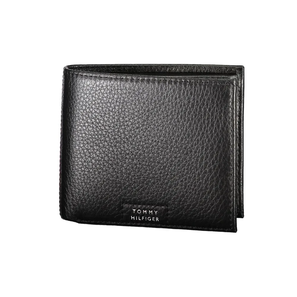 Tommy Hilfiger Men's Black Leather Wallet