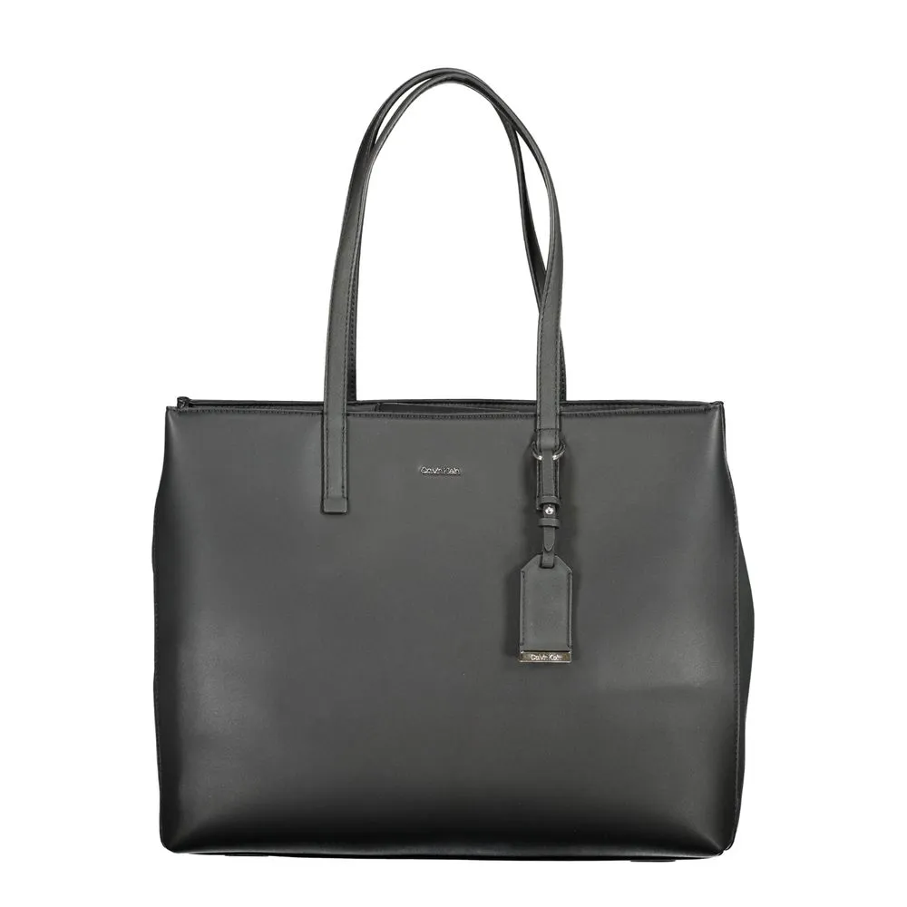 Calvin Klein Women's Black Polyester Handbag