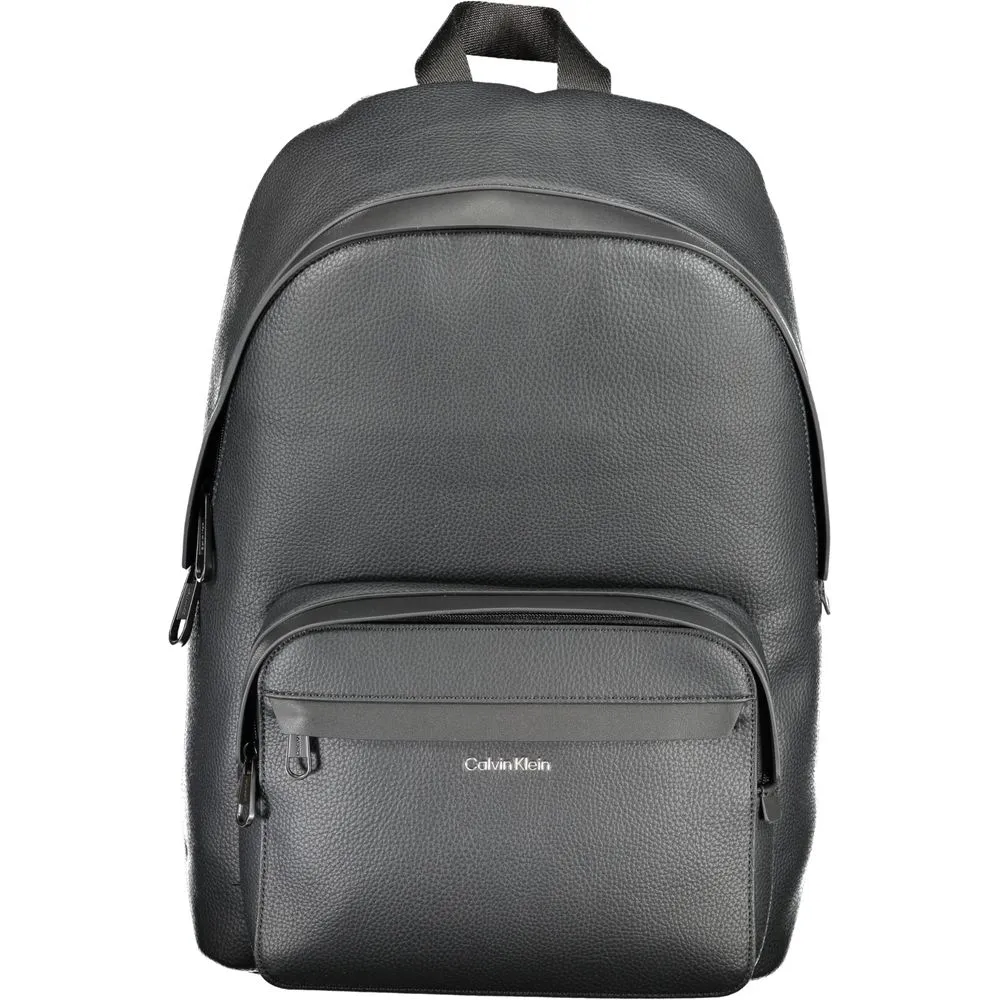 Calvin Klein Men's Black Polyester Backpack