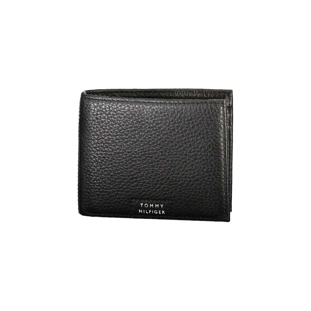 Tommy Hilfiger Men's Black Leather Wallet