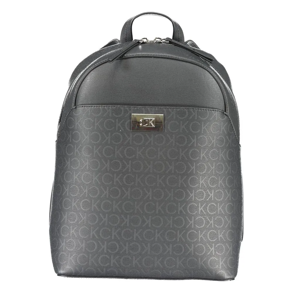 Calvin Klein Women's Black Polyester Backpack