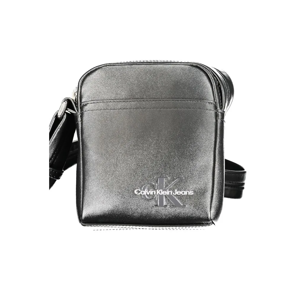 Calvin Klein Men's Black Polyethylene Shoulder Bag
