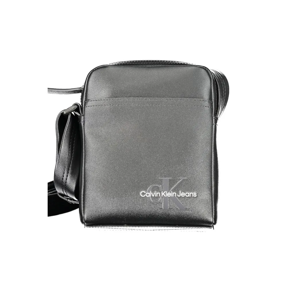 Calvin Klein Men's Black Polyethylene Shoulder Bag