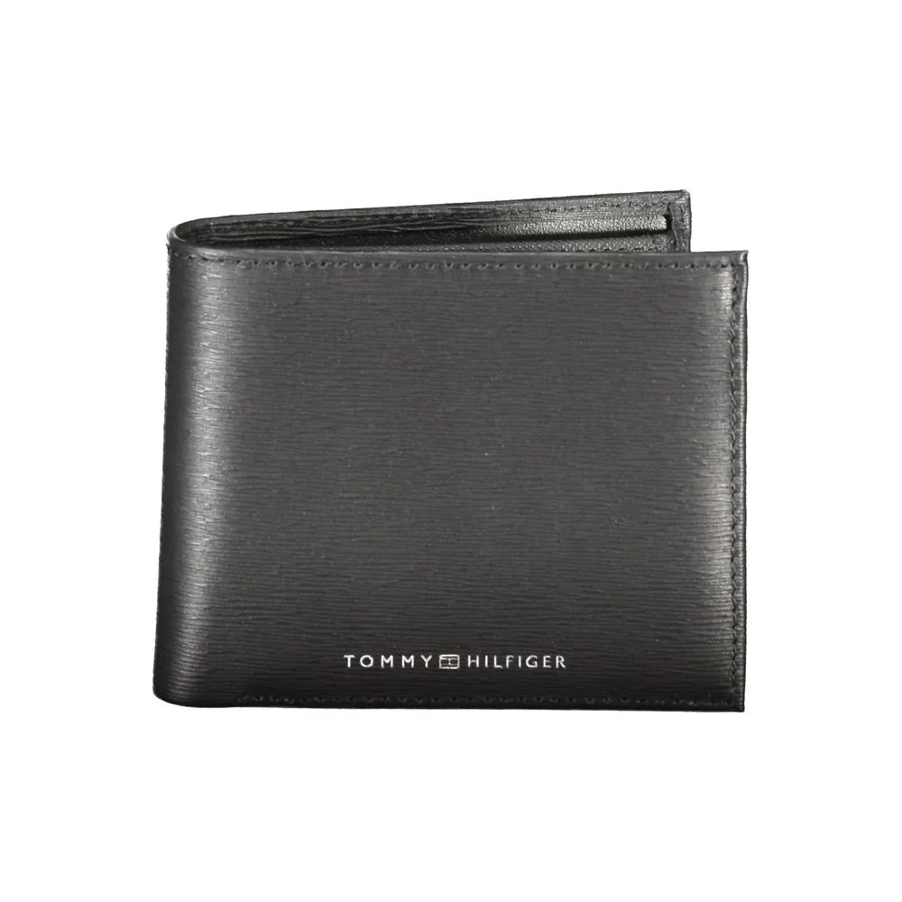 Tommy Hilfiger Men's Black Leather Wallet