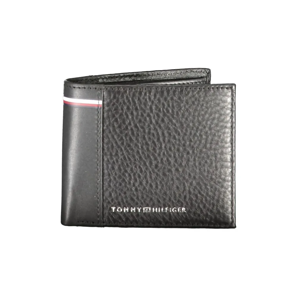 Tommy Hilfiger Men's Black Leather Wallet