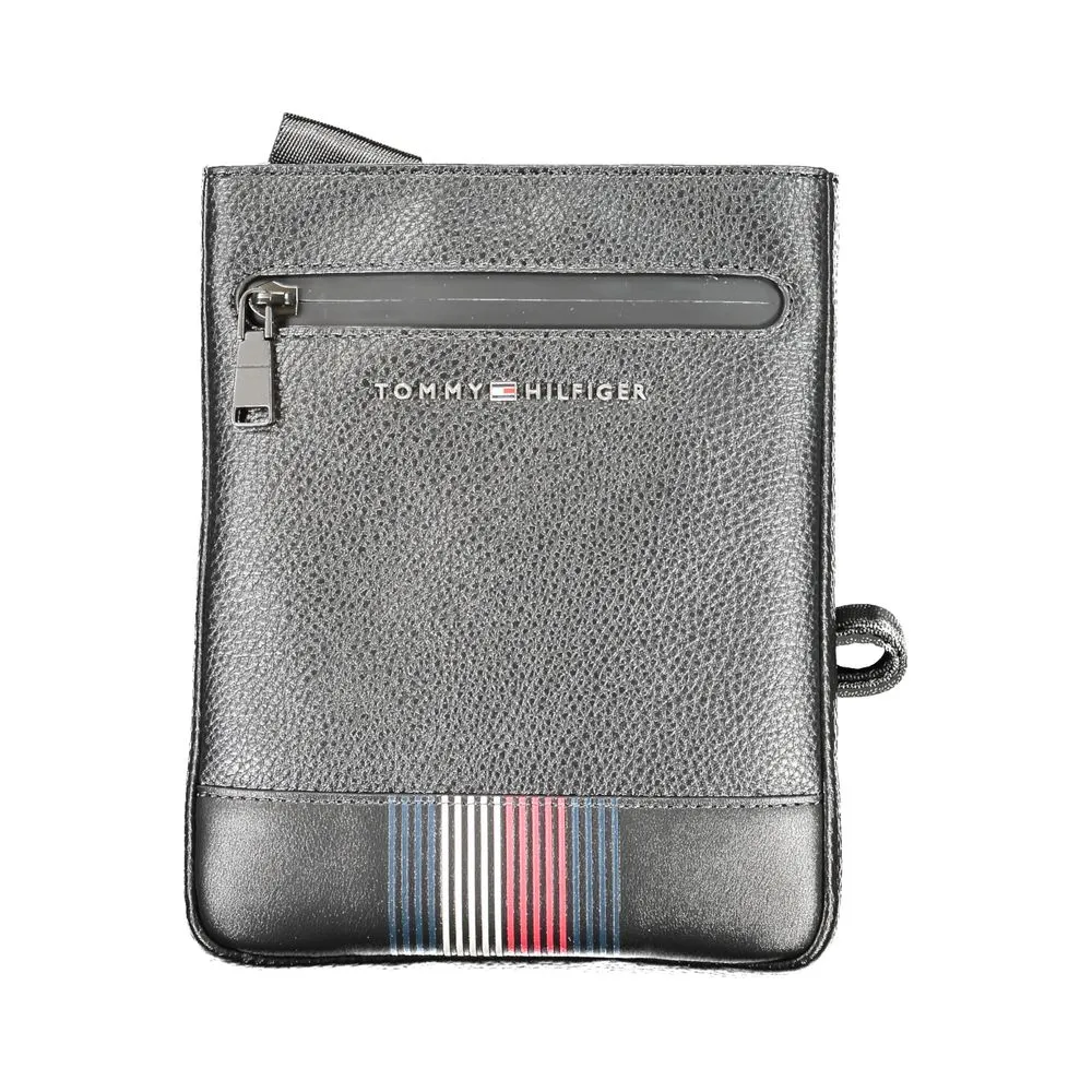 Tommy Hilfiger Men's Black Polyethylene Shoulder Bag