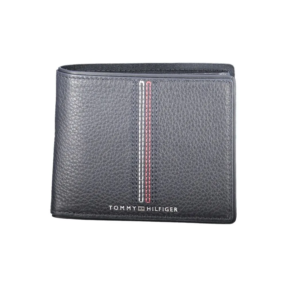 Tommy Hilfiger Men's Blue Leather Wallet