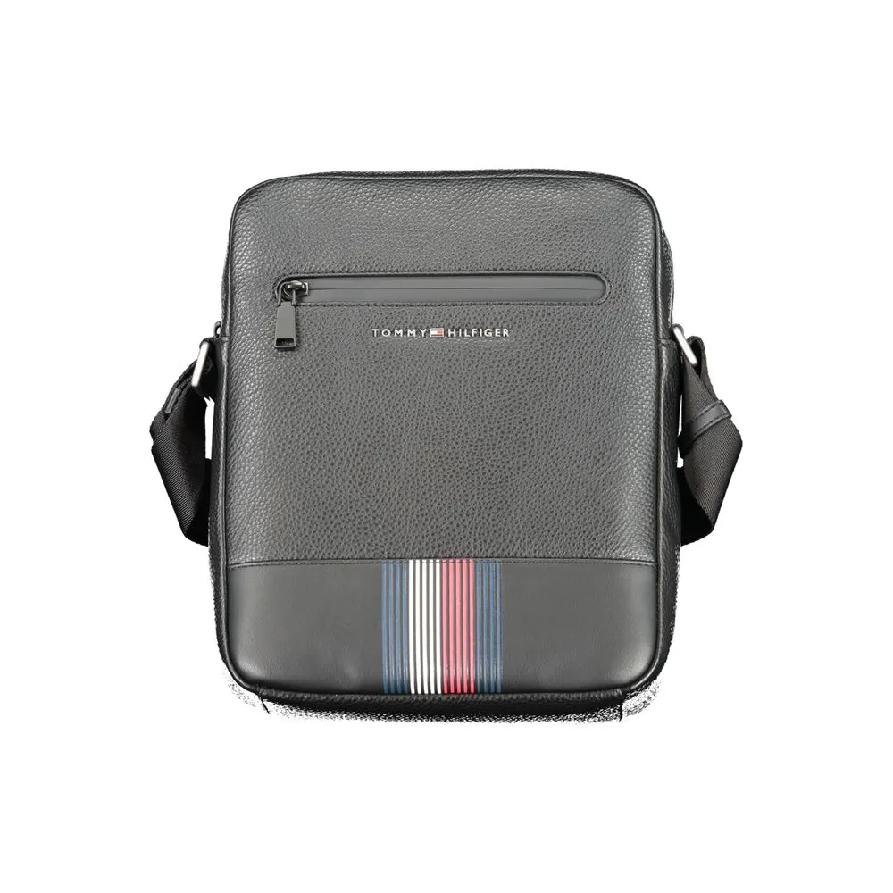 Tommy Hilfiger Men's Black Polyethylene Shoulder Bag