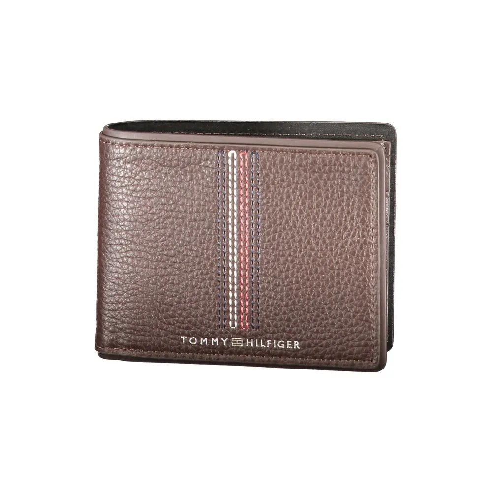 Tommy Hilfiger Men's Brown Leather Wallet
