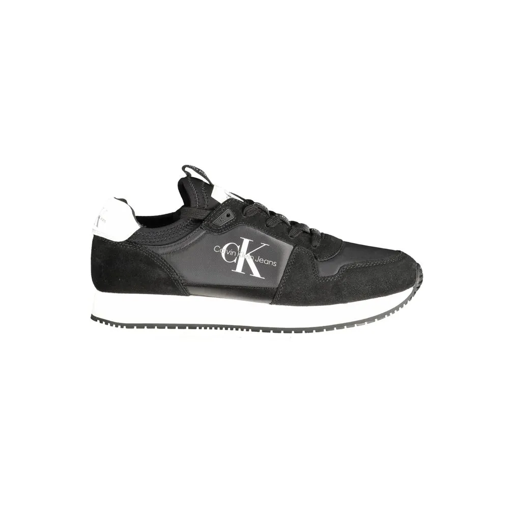 Calvin Klein Men's Black Polyester Sneaker