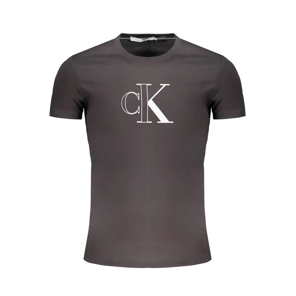 Calvin Klein Men's Black Cotton T-Shirt