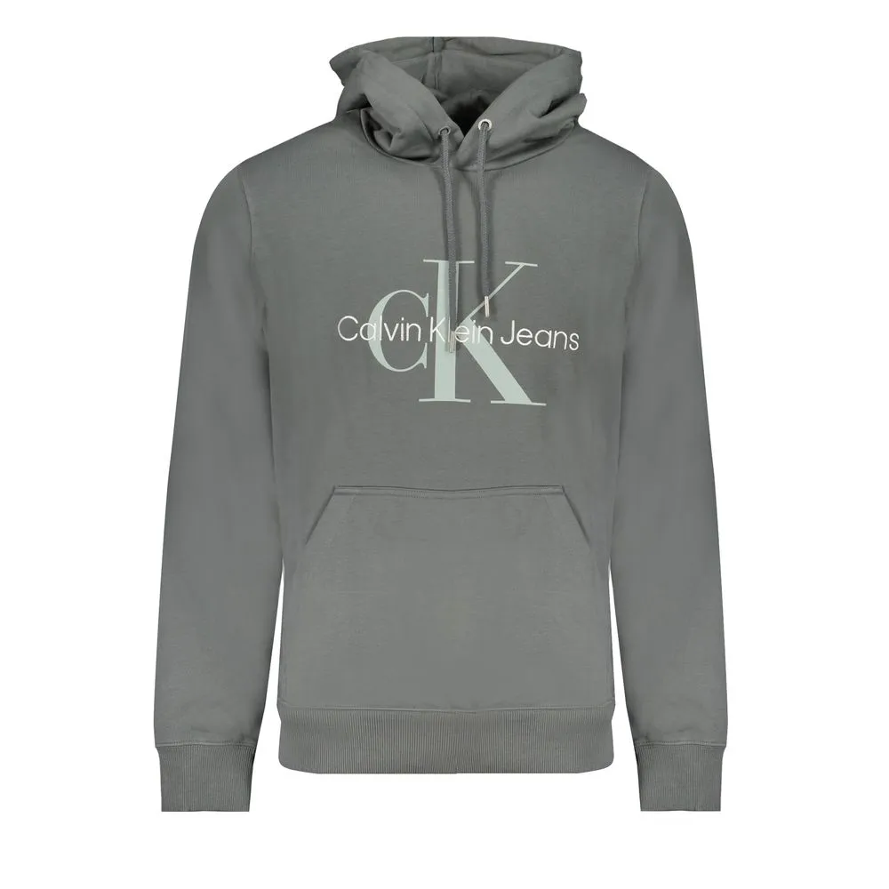 Calvin Klein Men's Green Cotton Sweater