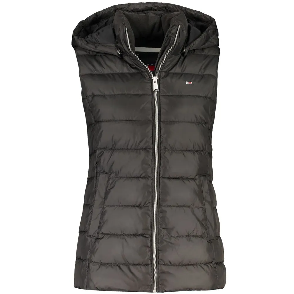 Tommy Hilfiger Women's Black Polyester Jackets & Coat
