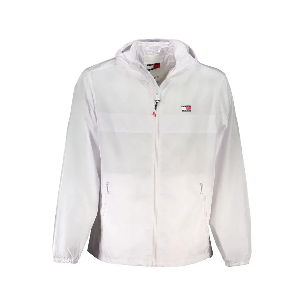 Tommy Hilfiger Men's White Polyester Jacket