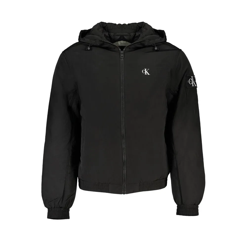 Calvin Klein Men's Black Polyester Jacket