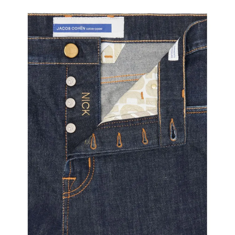 Jacob Cohen Men's Blue Cotton Jeans & Pant