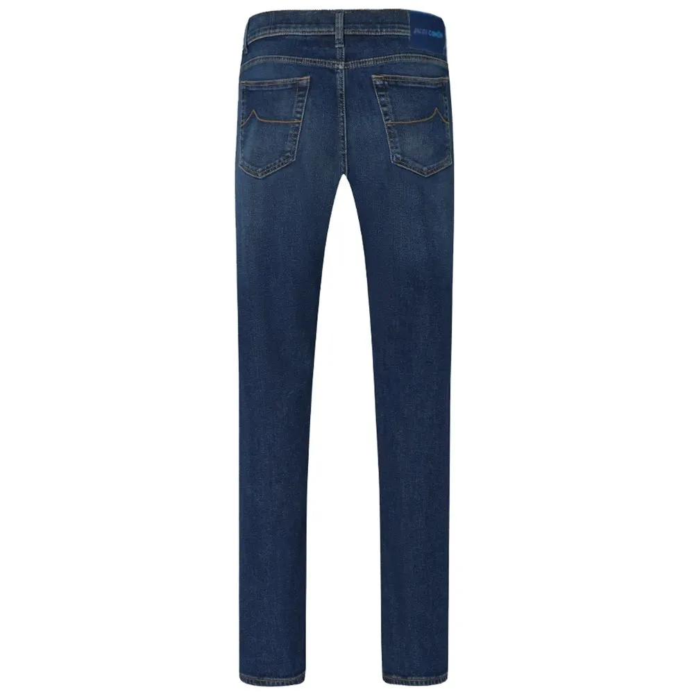 Jacob Cohen Men's Blue Cotton Jeans & Pant