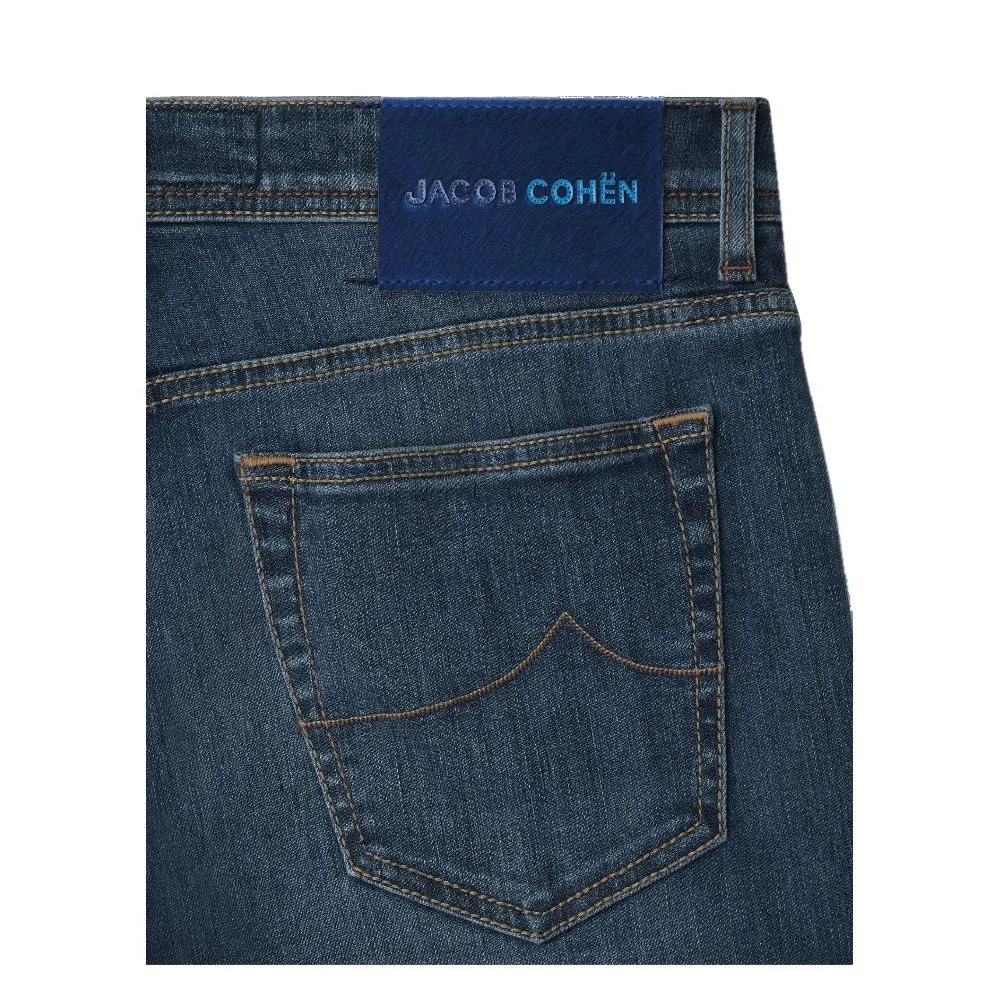 Jacob Cohen Men's Blue Cotton Jeans & Pant