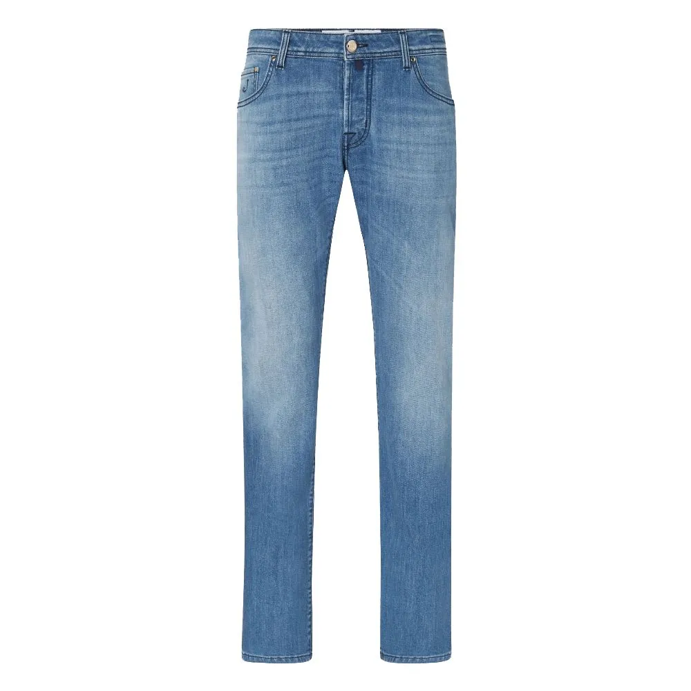 Jacob Cohen Men's Light Blue Cotton Jeans & Pant