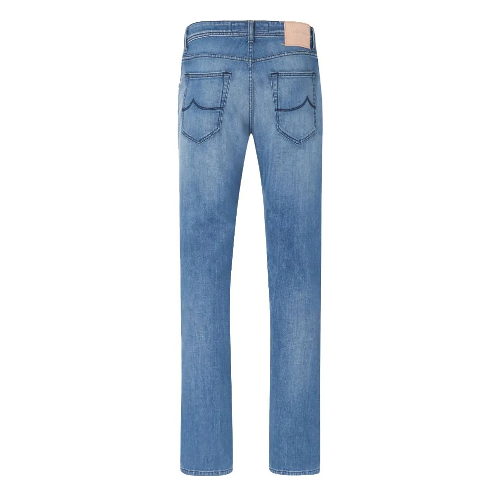 Jacob Cohen Men's Light Blue Cotton Jeans & Pant