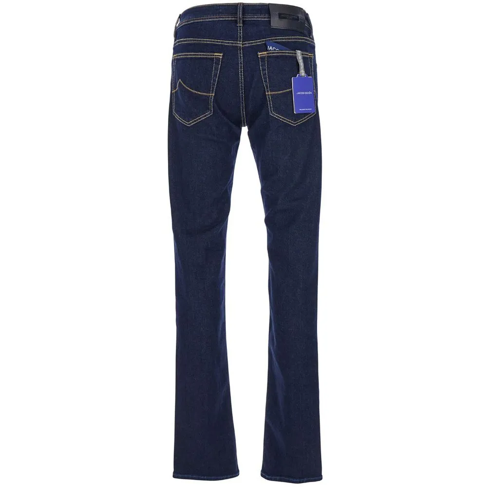 Jacob Cohen Men's Blue Cotton Jeans & Pant