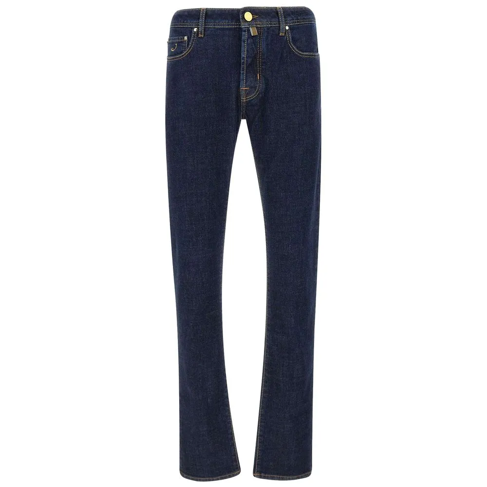 Jacob Cohen Men's Blue Cotton Jeans & Pant