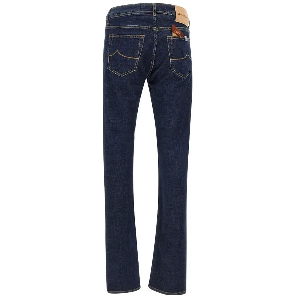 Jacob Cohen Men's Blue Cotton Jeans & Pant