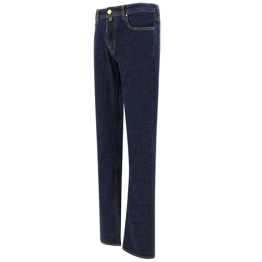 Jacob Cohen Men's Blue Cotton Jeans & Pant