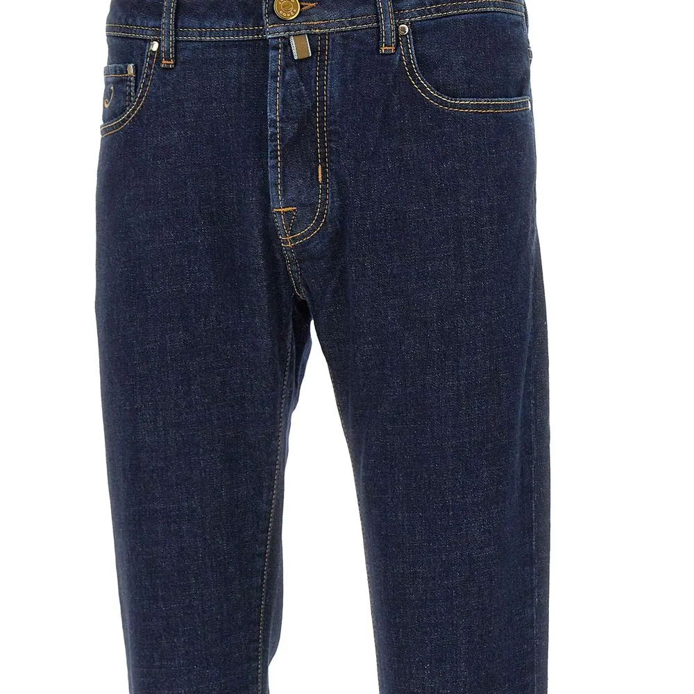 Jacob Cohen Men's Blue Cotton Jeans & Pant