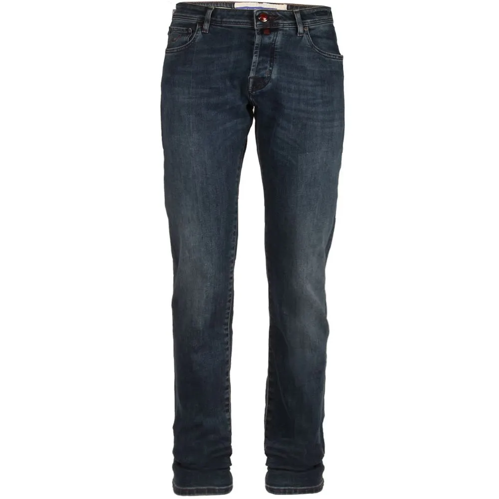 Jacob Cohen Men's Blue Cotton Men's Slim Fit Jean