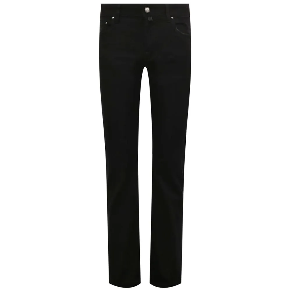 Jacob Cohen Men's Black Cotton Jeans & Pant