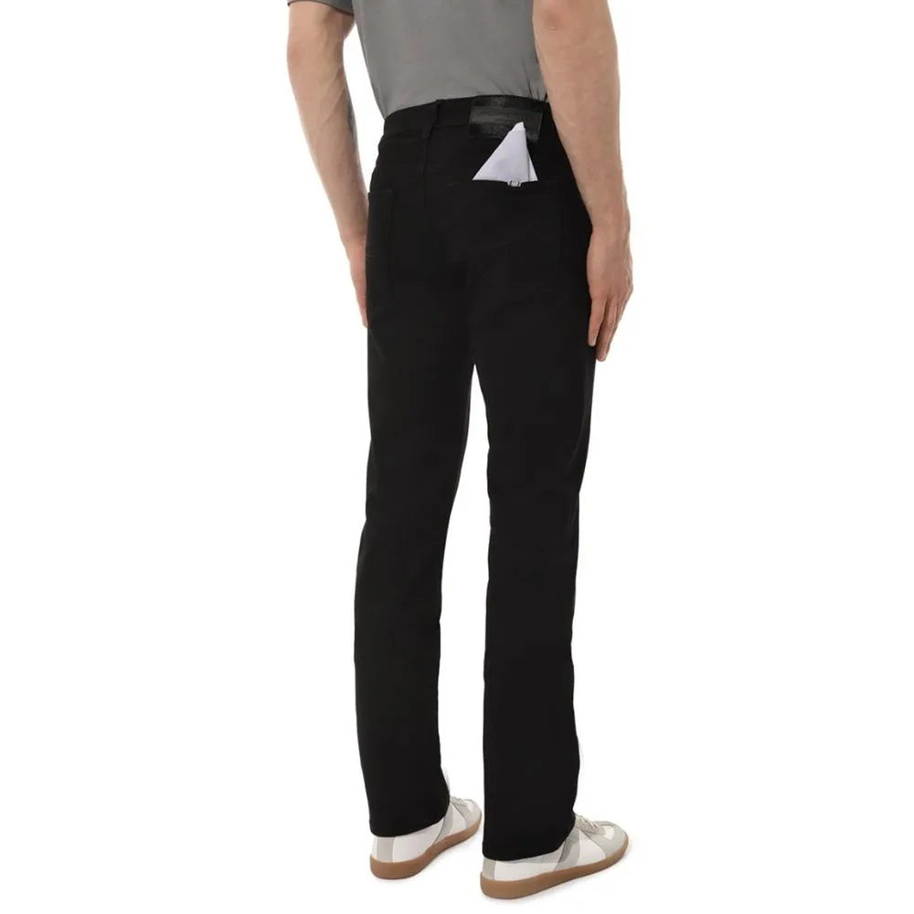Jacob Cohen Men's Black Cotton Jeans & Pant