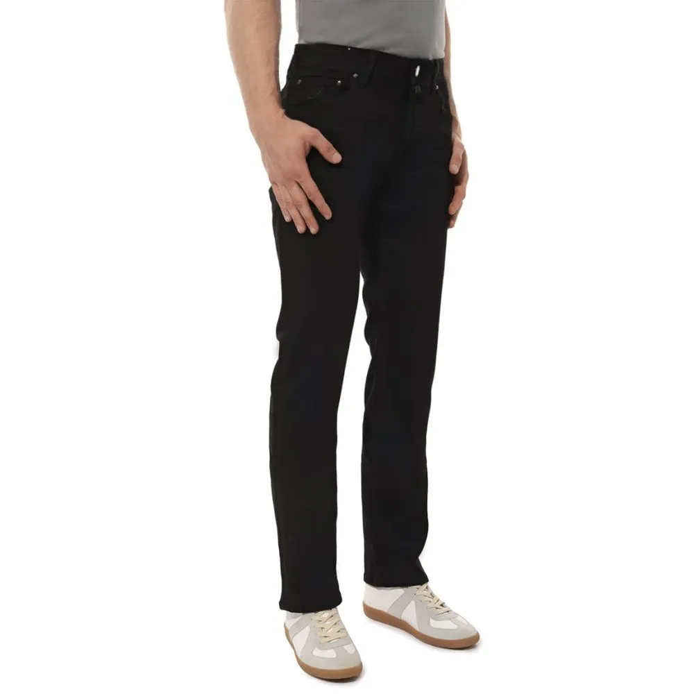 Jacob Cohen Men's Black Cotton Jeans & Pant