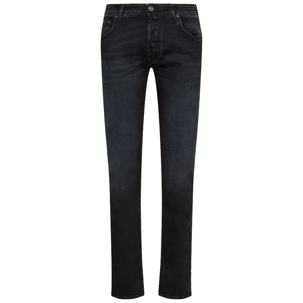 Jacob Cohen Men's Black Cotton Jeans & Pant
