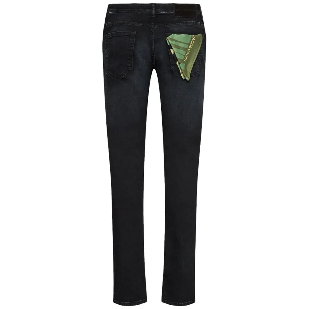 Jacob Cohen Men's Black Cotton Jeans & Pant
