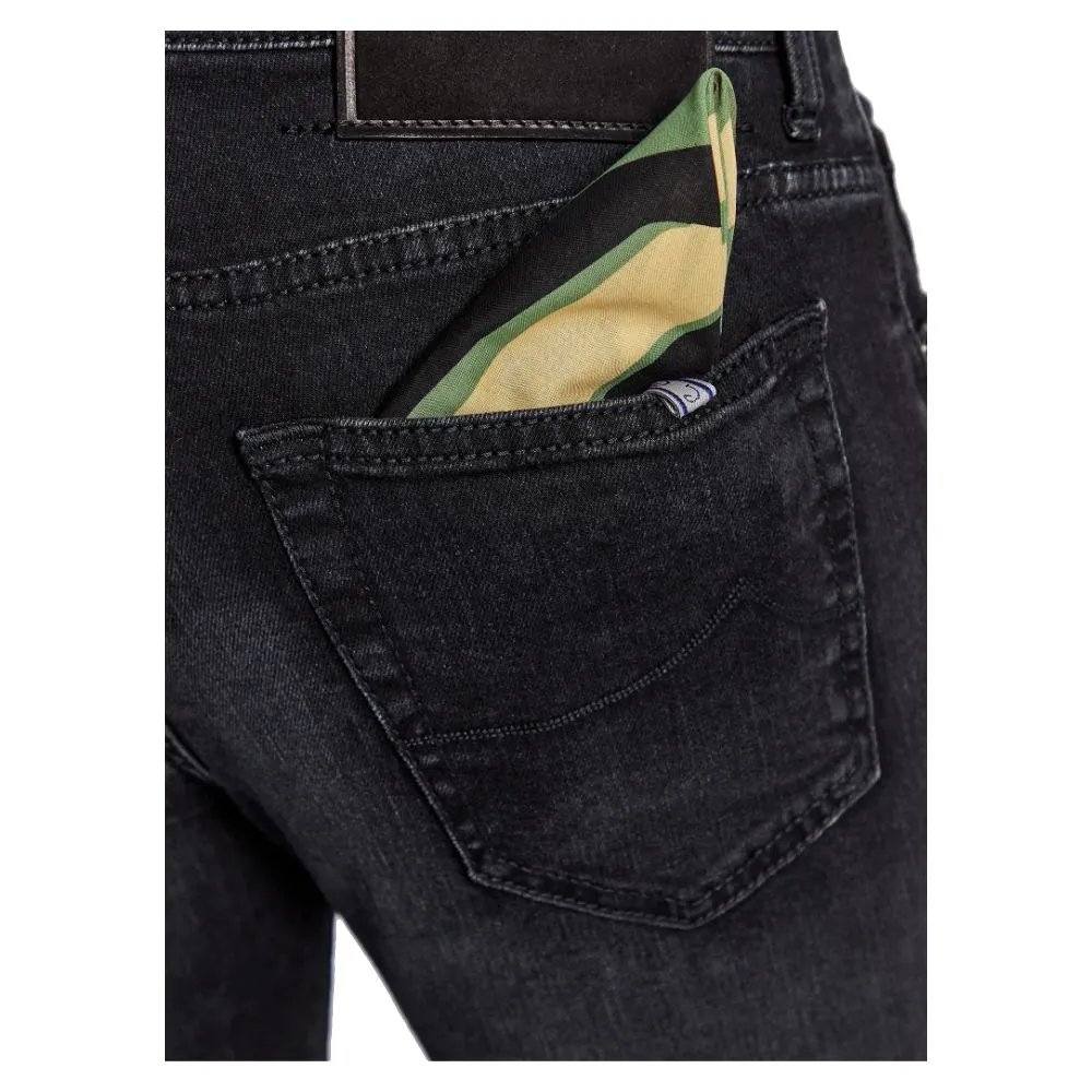 Jacob Cohen Men's Black Cotton Jeans & Pant