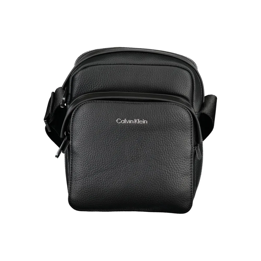 Calvin Klein Men's Black Polyester Shoulder Bag