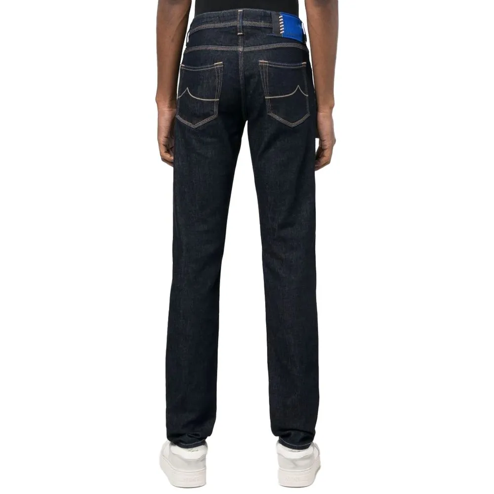 Jacob Cohen Men's Blue Cotton Jeans & Pant