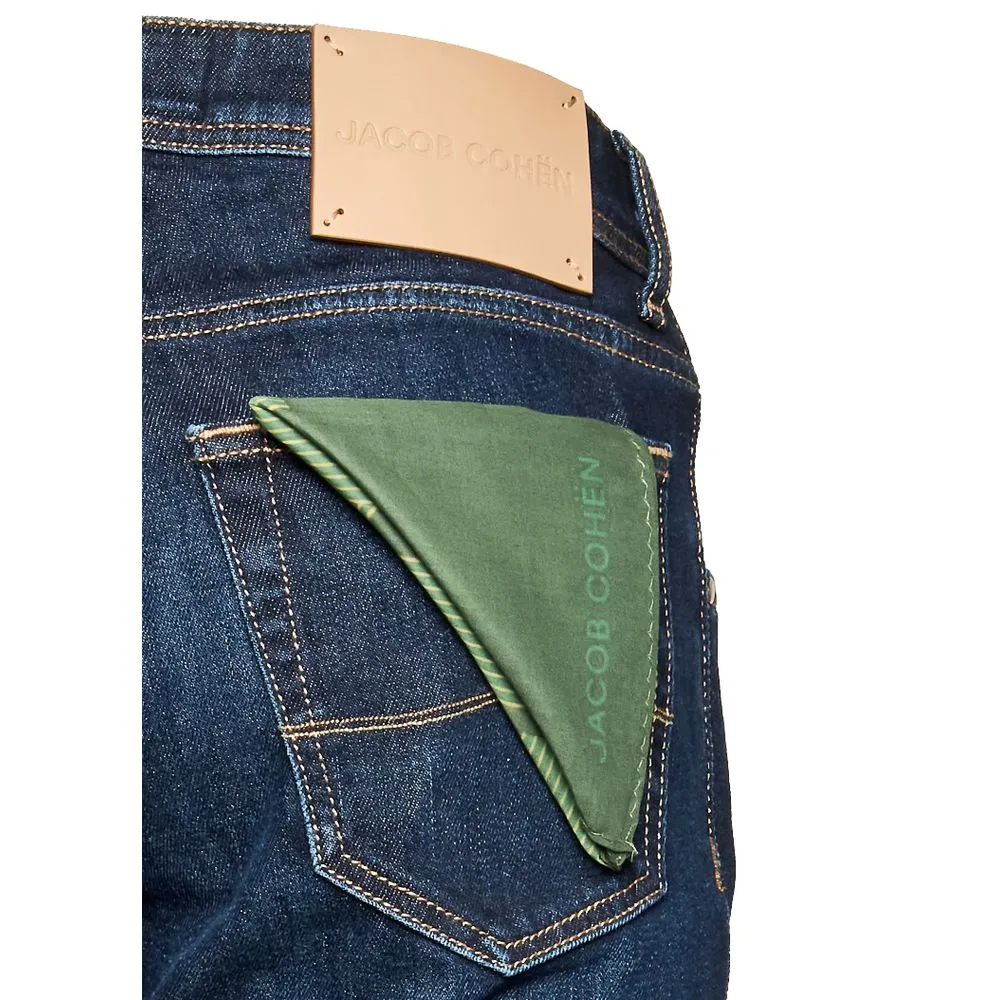 Jacob Cohen Men's Blue Cotton Jeans & Pant