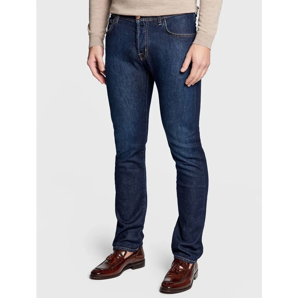Jacob Cohen Men's Blue Cotton Jeans & Pant