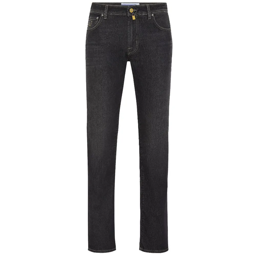 Jacob Cohen Men's Black Cotton Jeans & Pant