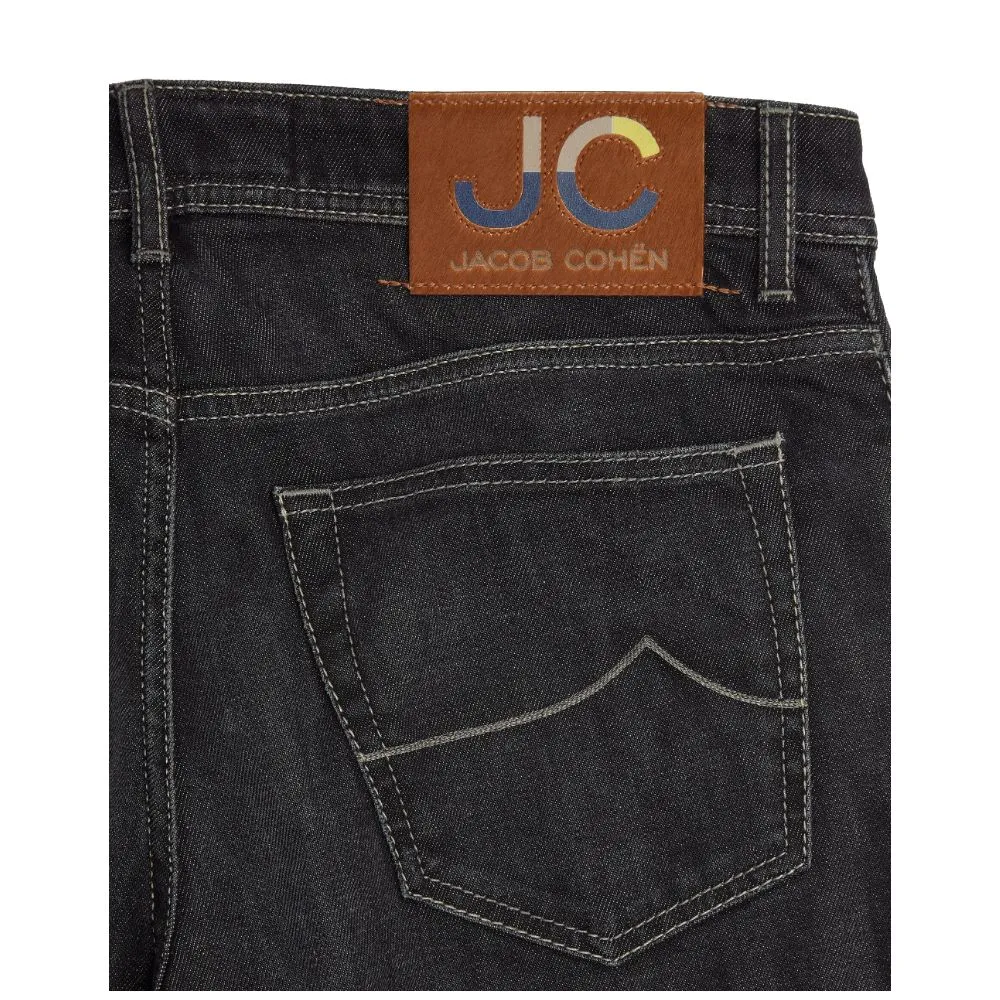 Jacob Cohen Men's Black Cotton Jeans & Pant