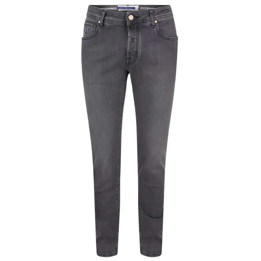 Jacob Cohen Men's Gray Cotton Jeans & Pant